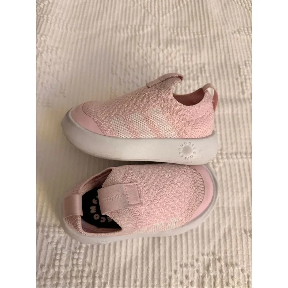 Adidas Bubblecomfy Toddler Slip-On Pink Size 7